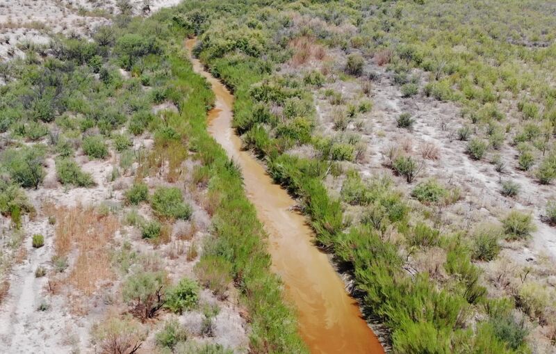 Rio Grande River Aerial View